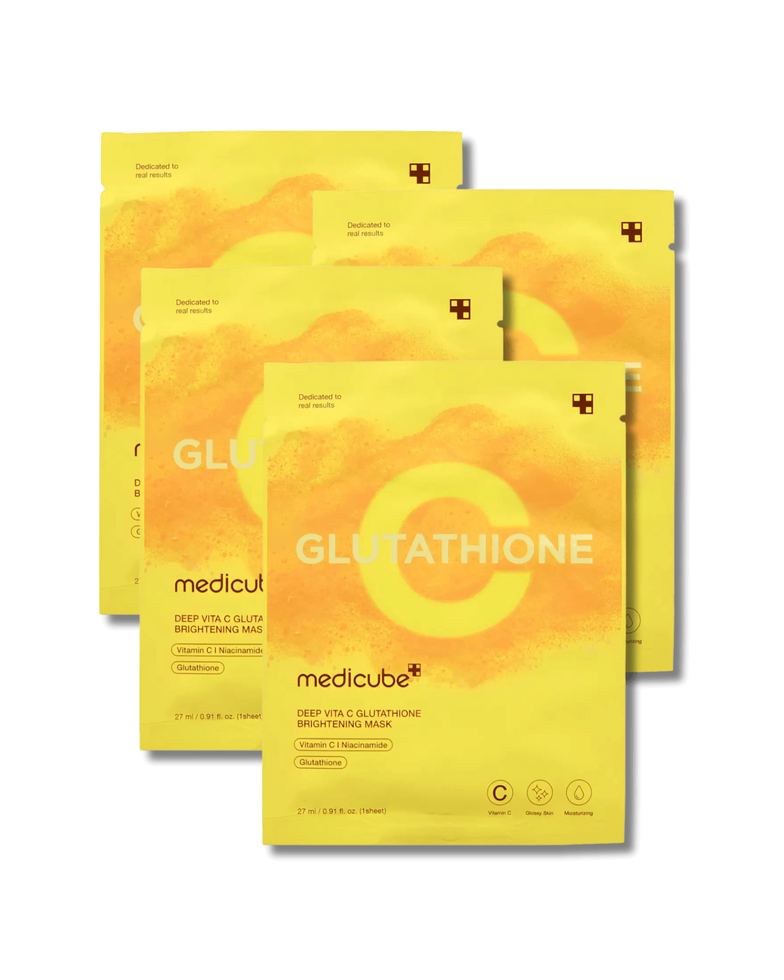 Deep Vita C Glutathione Brightening Mask Set (4ea)