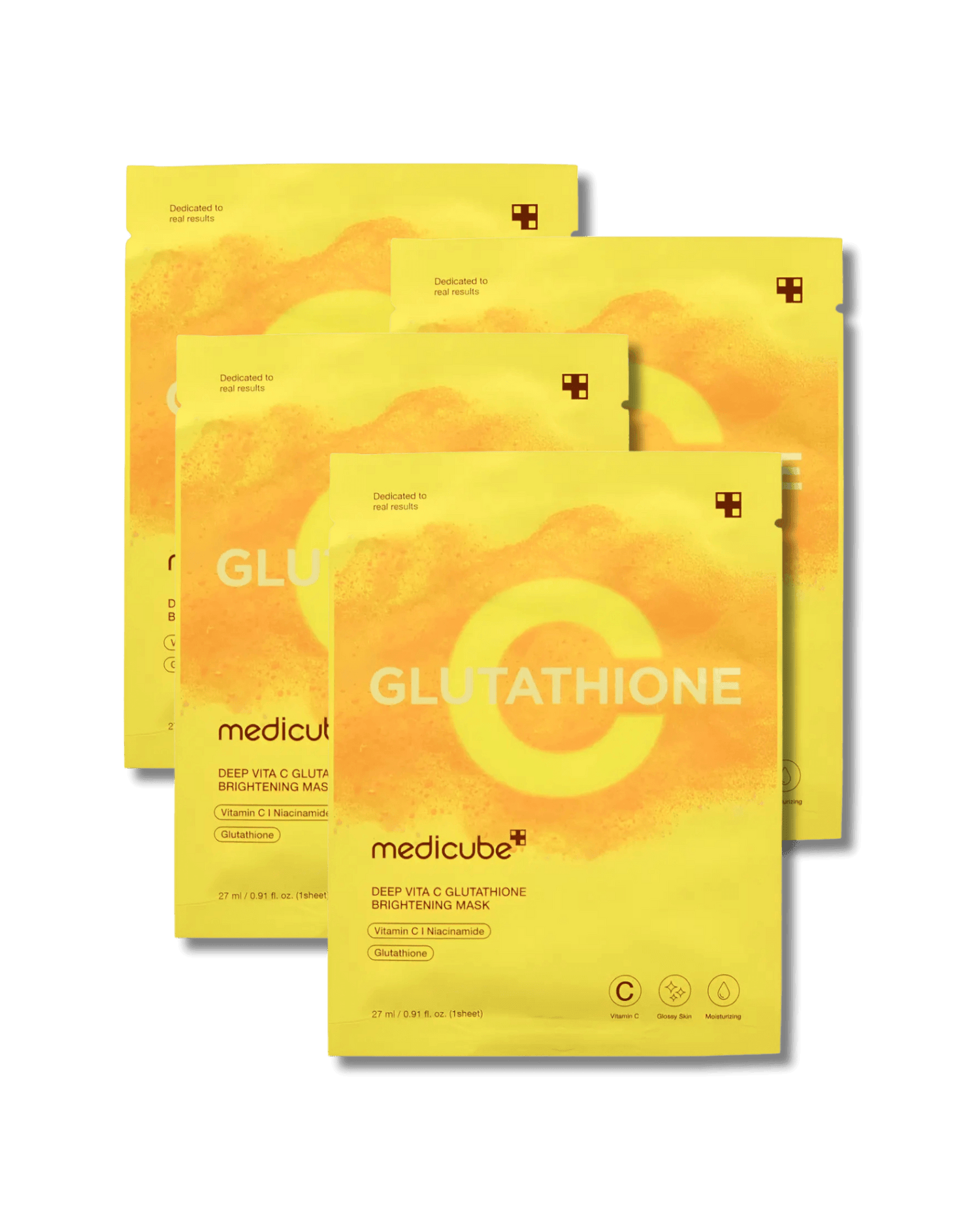 Deep Vita C Glutathione Brightening Mask Set (4ea)