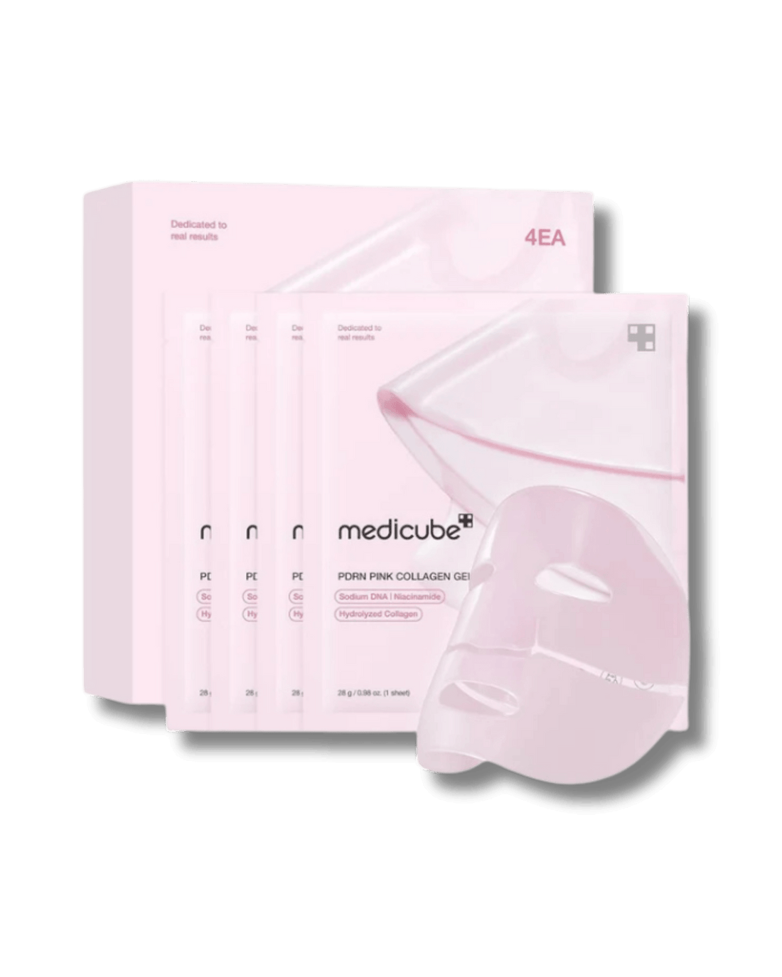 Salmon PDRN Pink Collagen Jelly Gel Mask 4 pzas