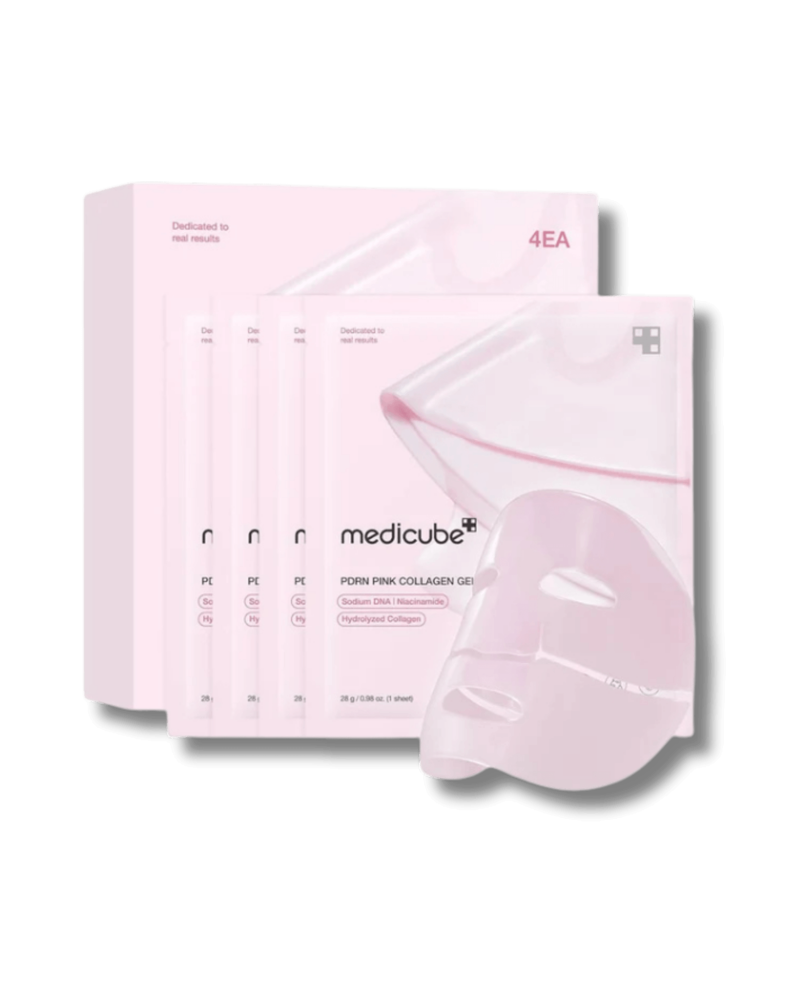 Salmon PDRN Pink Collagen Jelly Gel Mask 4 pzas